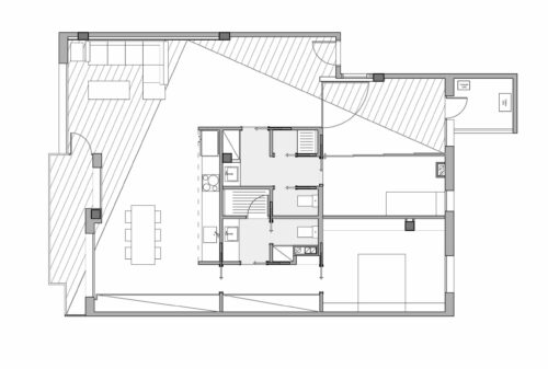 EstudioTInto - Diseño proyecto arquitectura que emocionan -Reforma integral de un piso cerca del Turó Park Barcelona