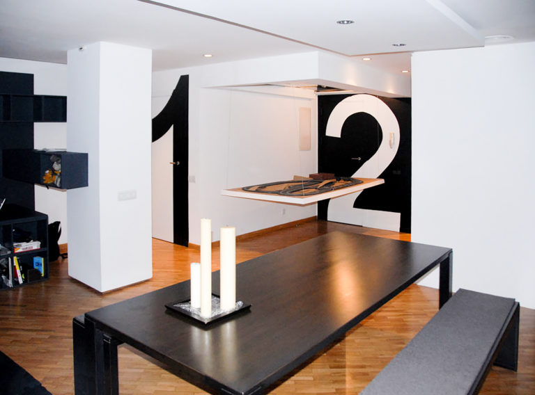 EstudioTInto - Diseño proyectos arquitectura - sala de juegos comedor reforma integral despacho en piso vivienda san Gervasio Barcelona