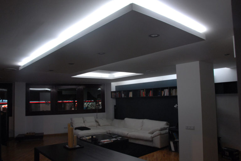 EstudioTInto - Diseño proyectos arquitectura - salon reforma integral despacho en piso vivienda san Gervasio Barcelona